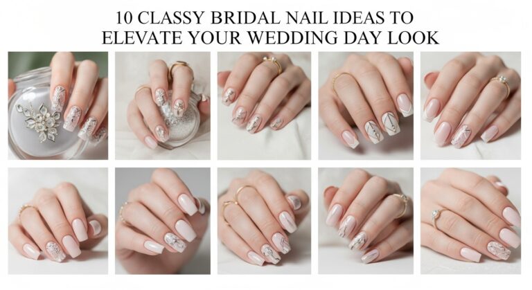 15 Classy Bridal Nail Ideas to Elevate Your Wedding Day Look