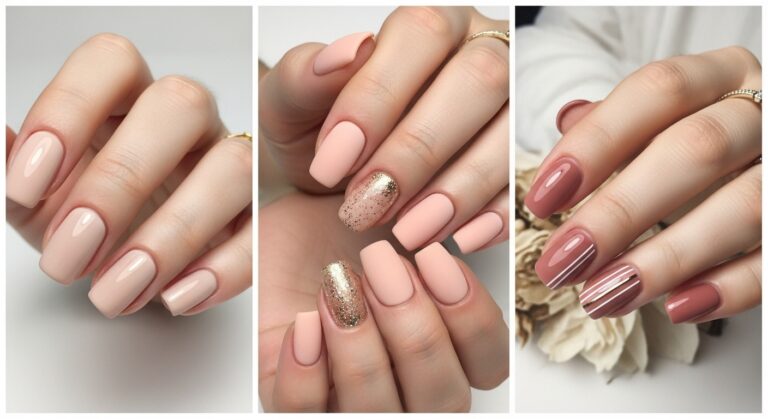 17 Nude Bridal Nails for a Timeless and Elegant Wedding Look